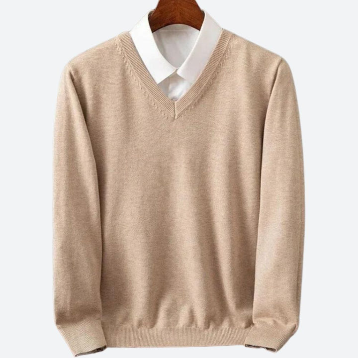 Pull Homme Doux Élégant | Coupe Hivernale