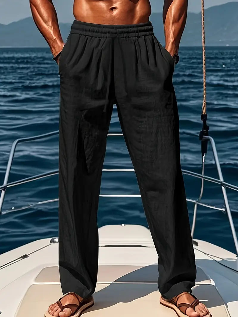 Pantalon D’Été Large Pour Homme Peter | Décontracté Et Aéré