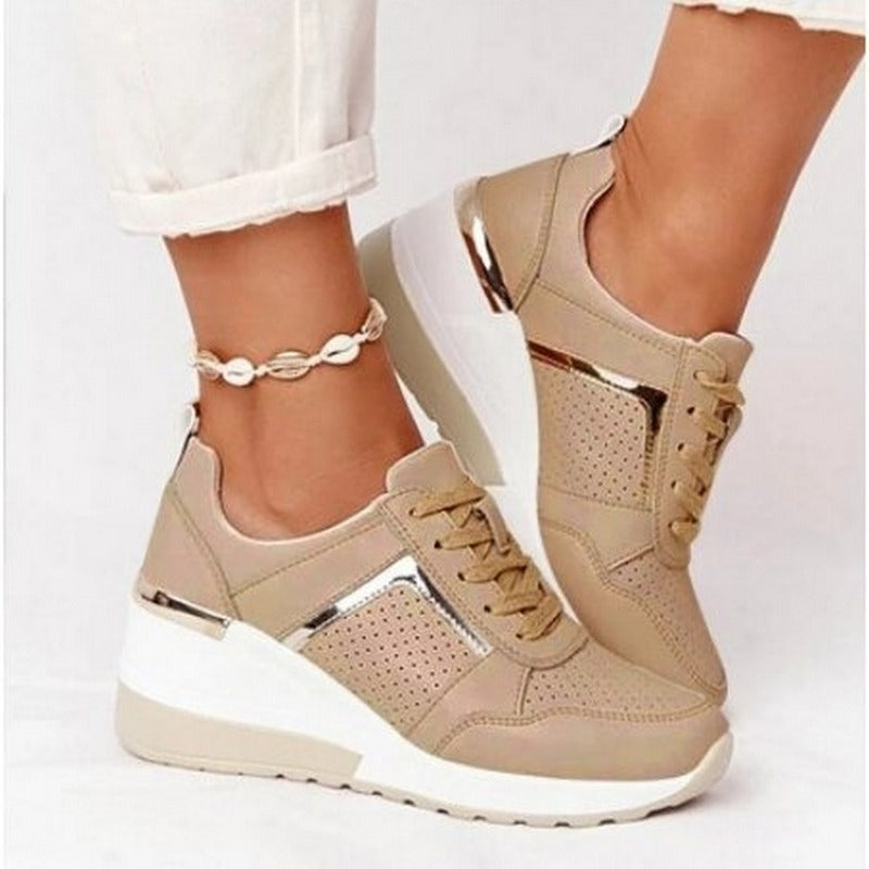 Stylish and Comfortable Women's Wedge Sneakers | Style &amp; Support