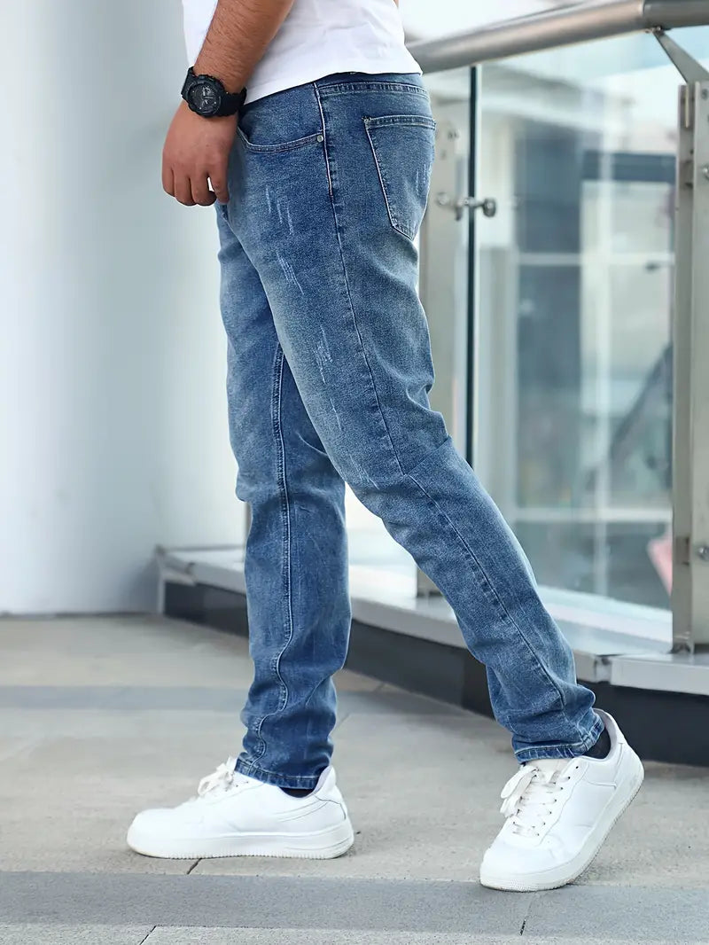 Jean décontracté et élégant pour homme | Coupe décontractée
