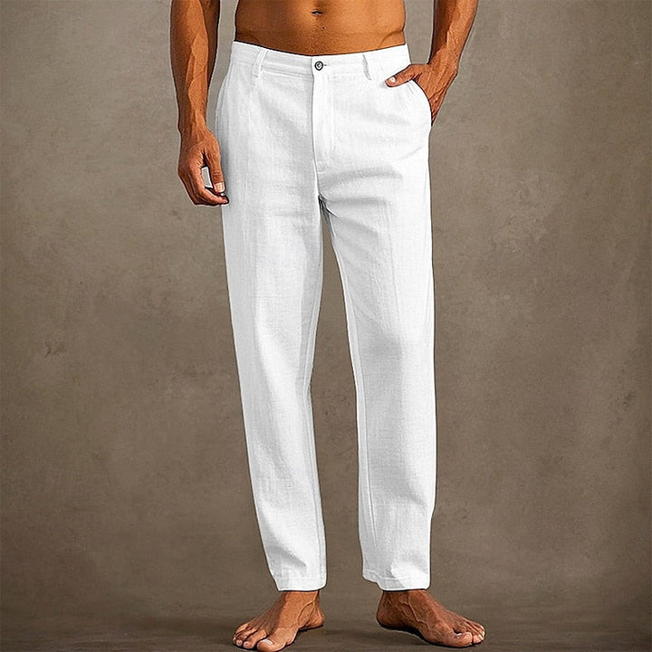 Pantalon décontracté en lin pour homme | Confort estival