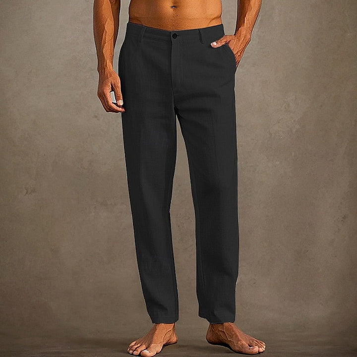 Pantalon décontracté en lin pour homme | Confort estival