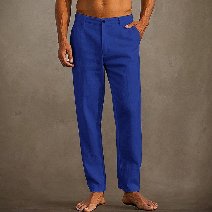 Pantalon décontracté en lin pour homme | Confort estival