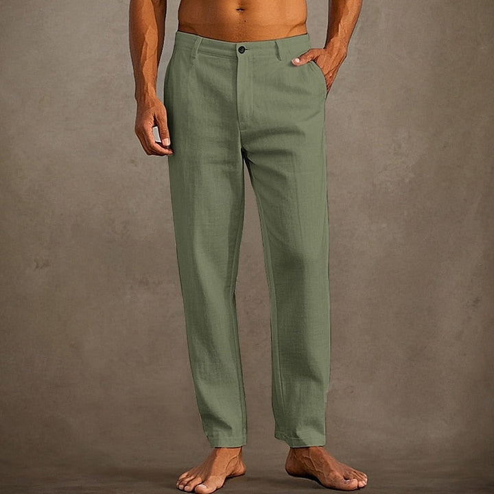 Pantalon décontracté en lin pour homme | Confort estival