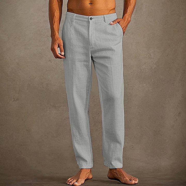 Pantalon décontracté en lin pour homme | Confort estival