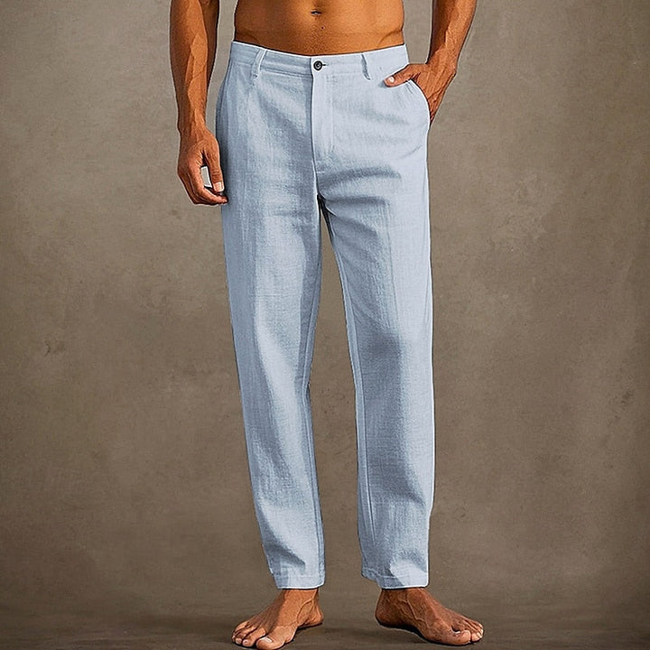Pantalon décontracté en lin pour homme | Confort estival