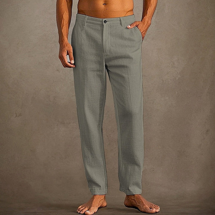 Pantalon décontracté en lin pour homme | Confort estival
