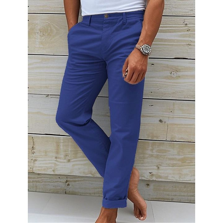 Pantalon chino élégant et polyvalent pour homme | Coupe classique