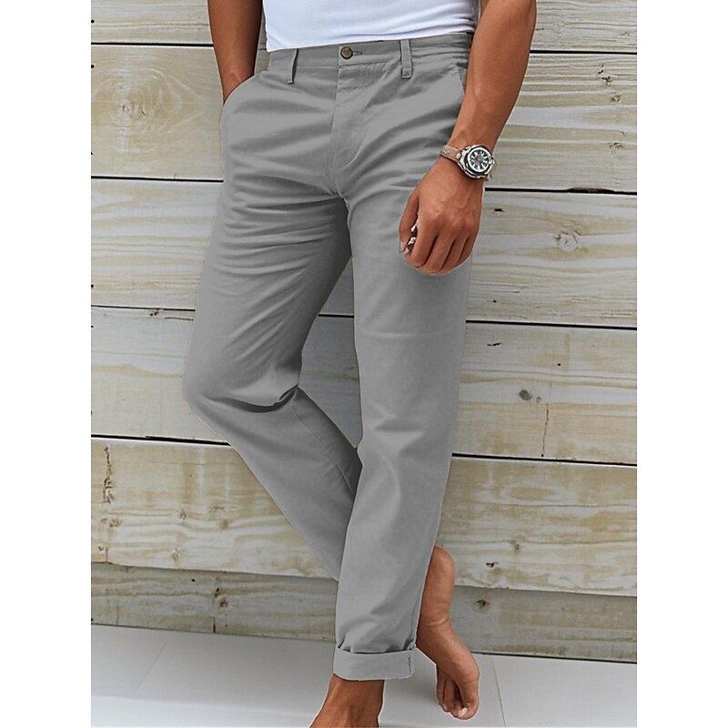 Pantalon chino élégant et polyvalent pour homme | Coupe classique