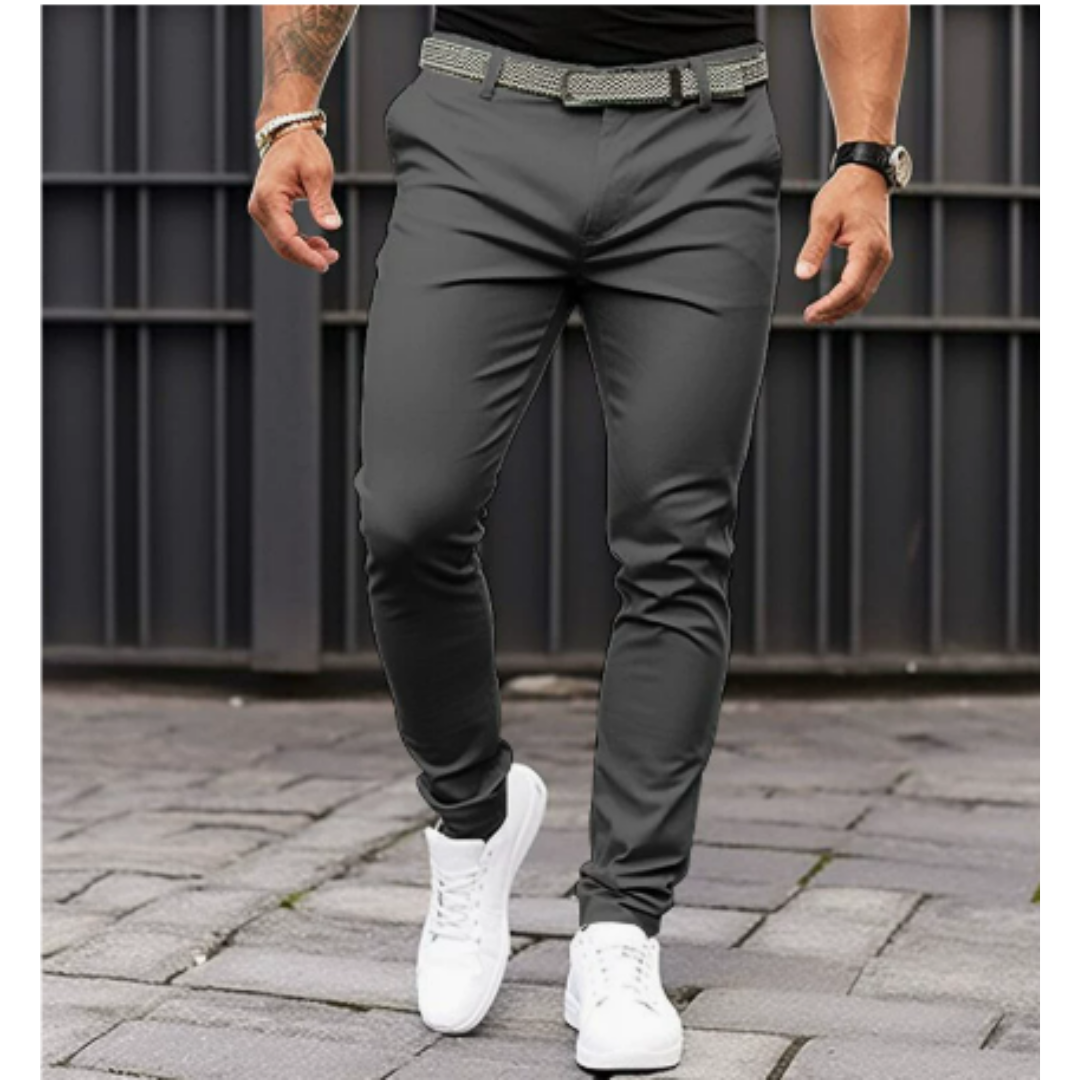 Pantalon chino décontracté sur mesure pour homme | Style polyvalent