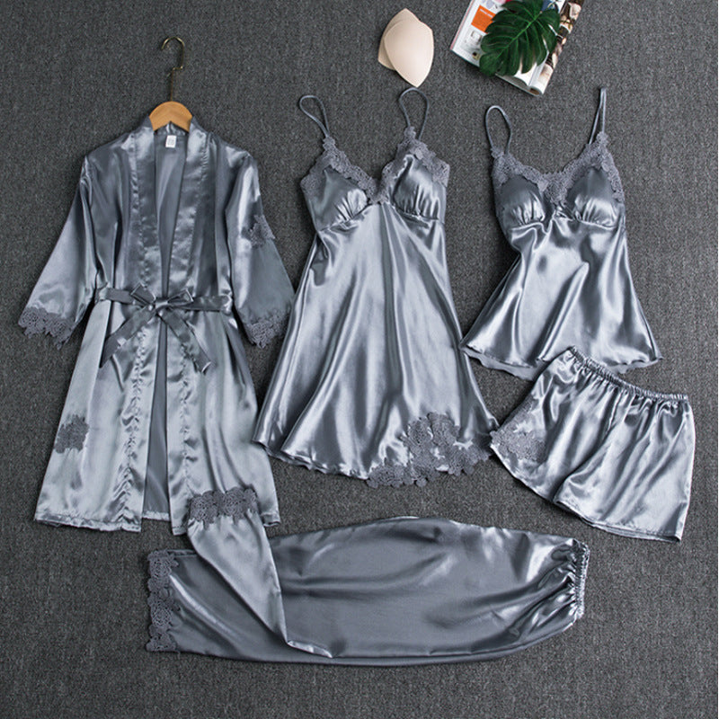 Ensemble Pyjama Femme Élégant | Confort 4 Pièces