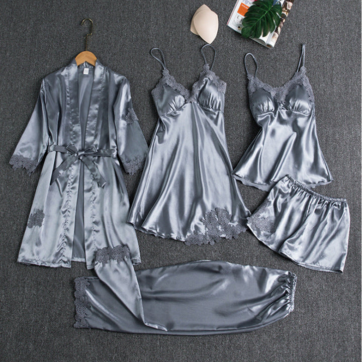 Ensemble Pyjama Femme Élégant | Confort 4 Pièces