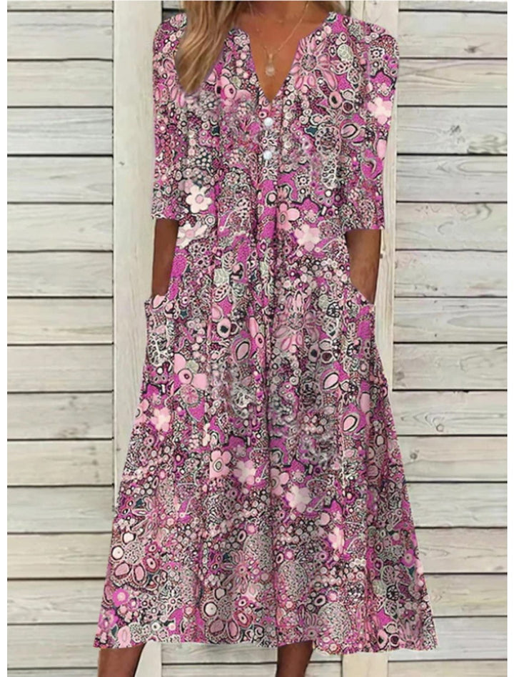 Giulia | Robe d'été à fleurs