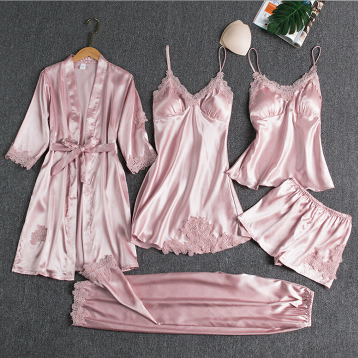 Ensemble Pyjama Femme Élégant | Confort 4 Pièces