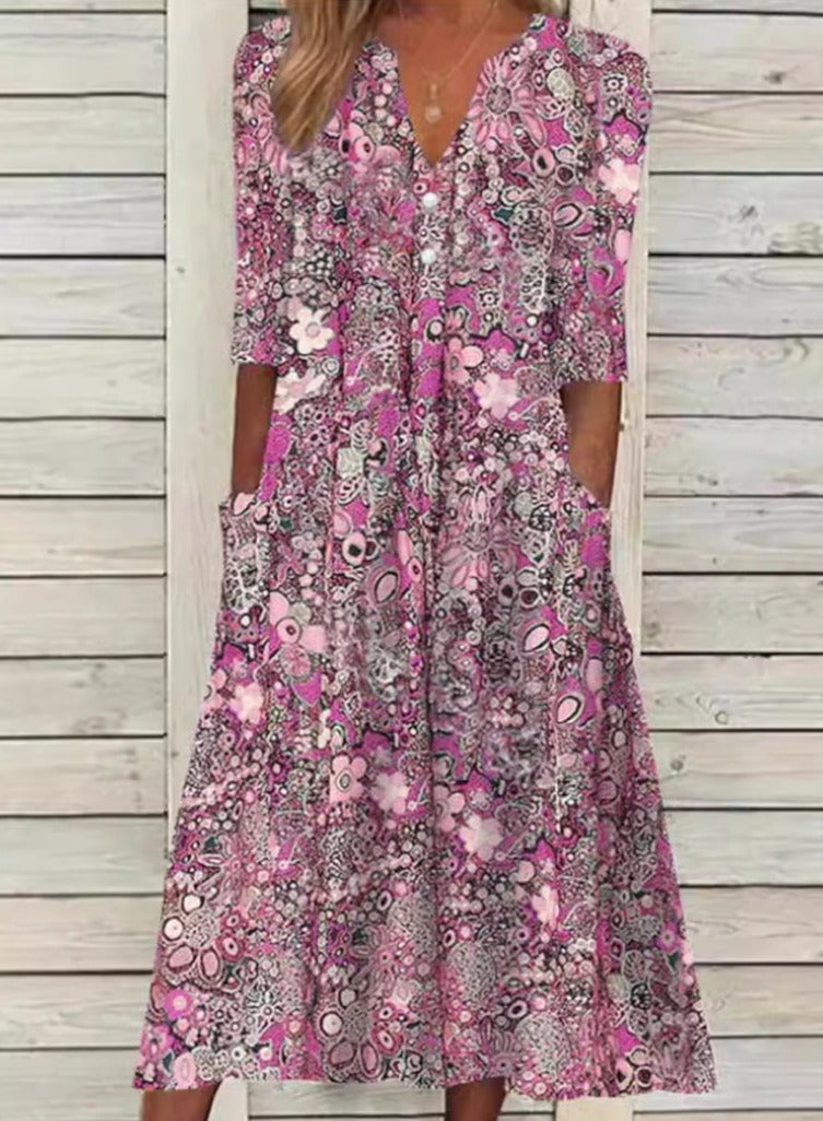 Giulia | Robe d'été à fleurs