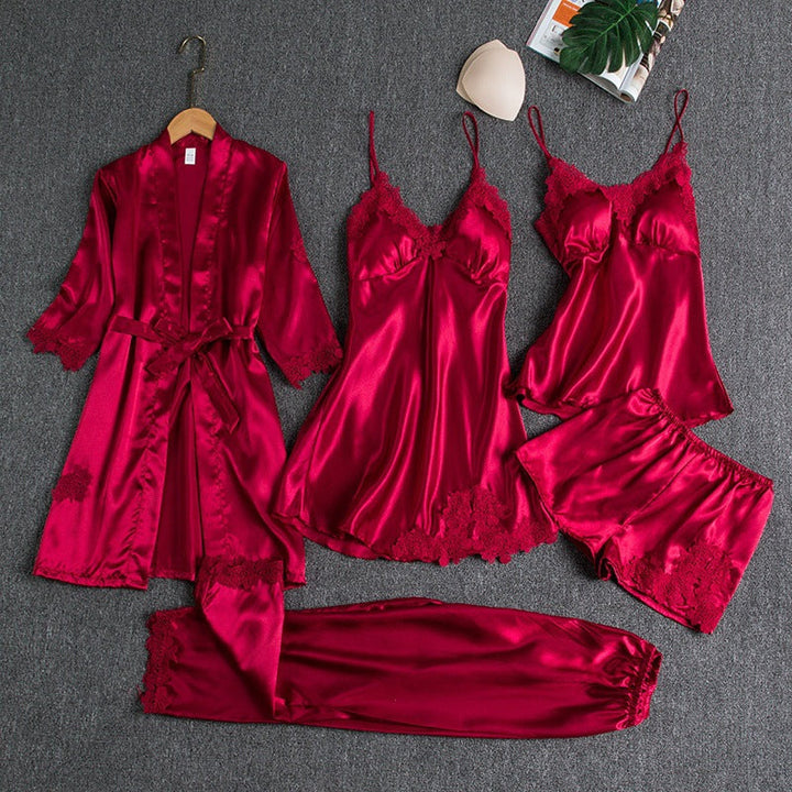 Ensemble Pyjama Femme Élégant | Confort 4 Pièces
