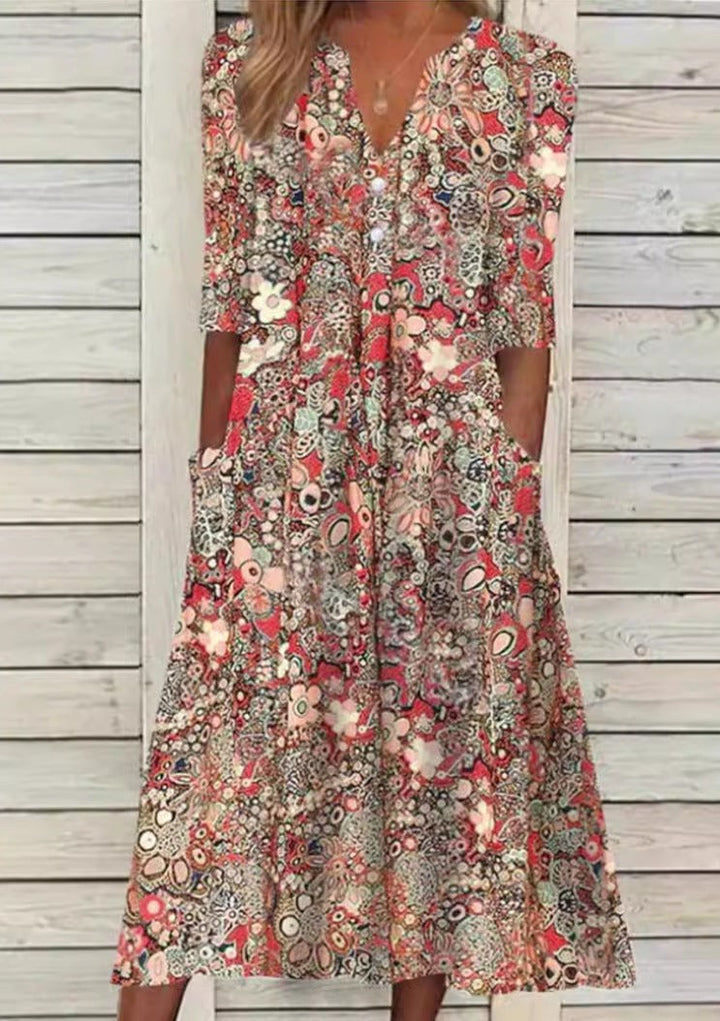 Giulia | Robe d'été à fleurs