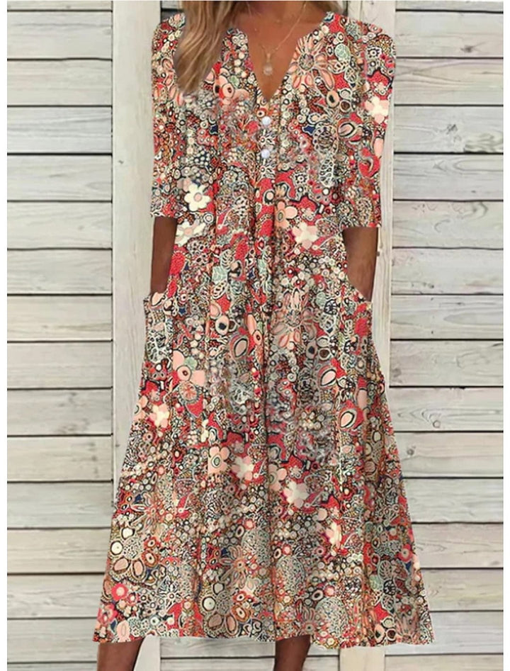 Giulia | Robe d'été à fleurs