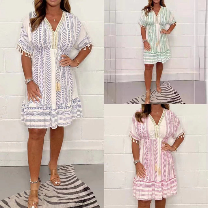 Robe Bohème Vintage Pour Femme | Midi