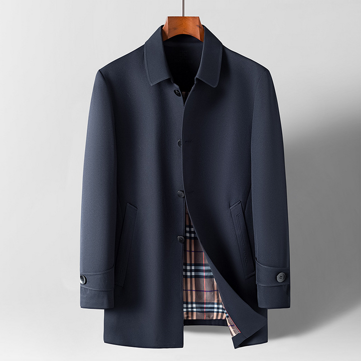 Manteau Prestige à Carreaux pour hommes | Élégant Thermorégulant