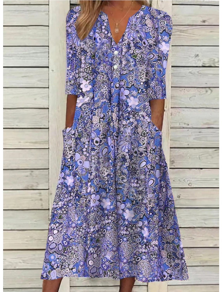 Giulia | Robe d'été à fleurs