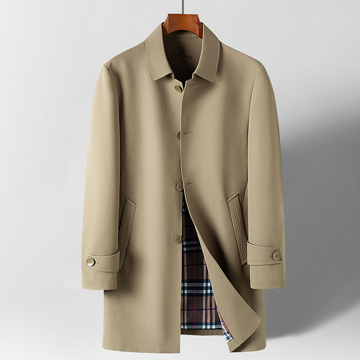 Manteau Prestige à Carreaux pour hommes | Élégant Thermorégulant