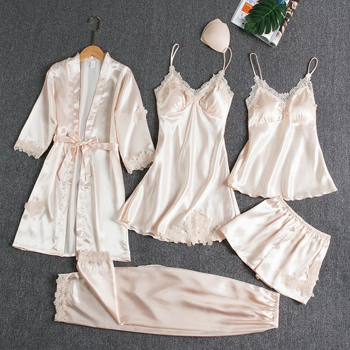 Ensemble Pyjama Femme Élégant | Confort 4 Pièces