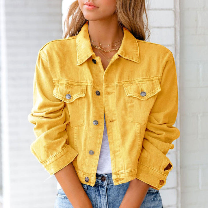 Women's Short Denim Jacket | Casual &amp; Elegant 