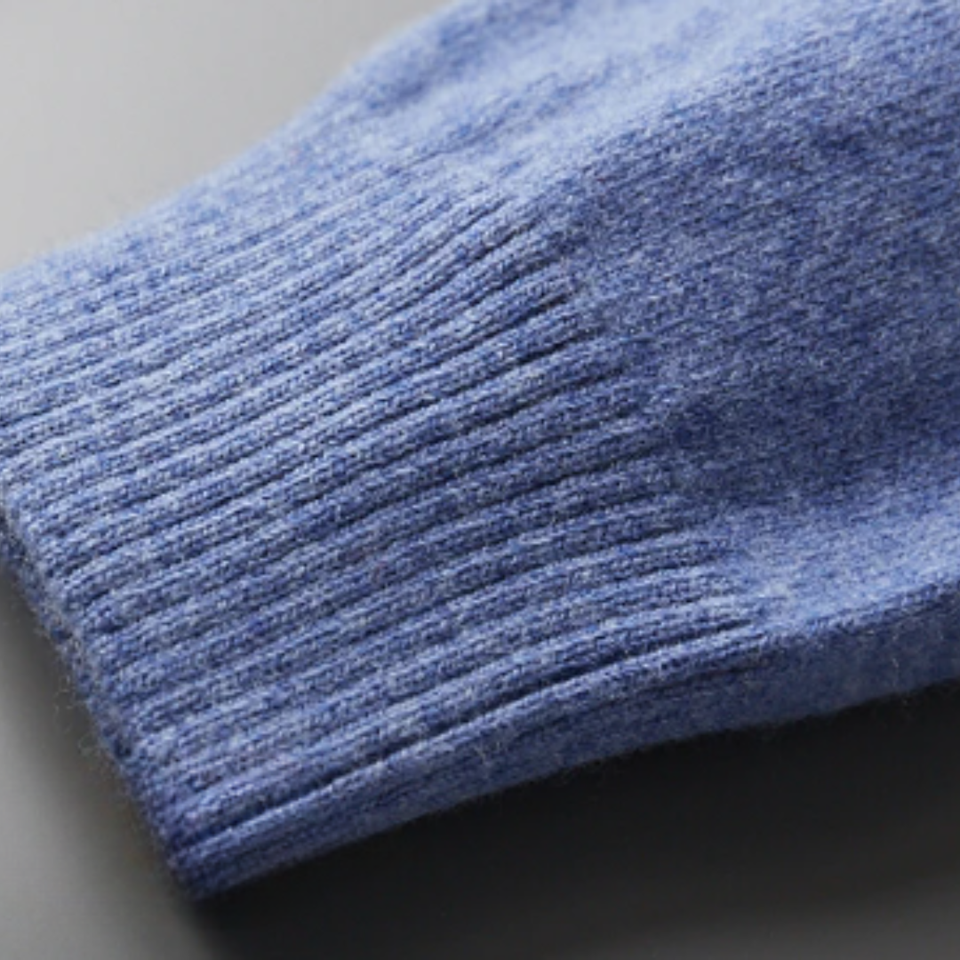 Polo Tricoté Raffiné Pour Hommes | Manches Longues