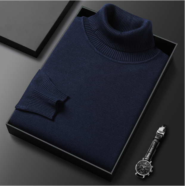 Men's Soft Turtleneck Sweater | Stylish Comfort