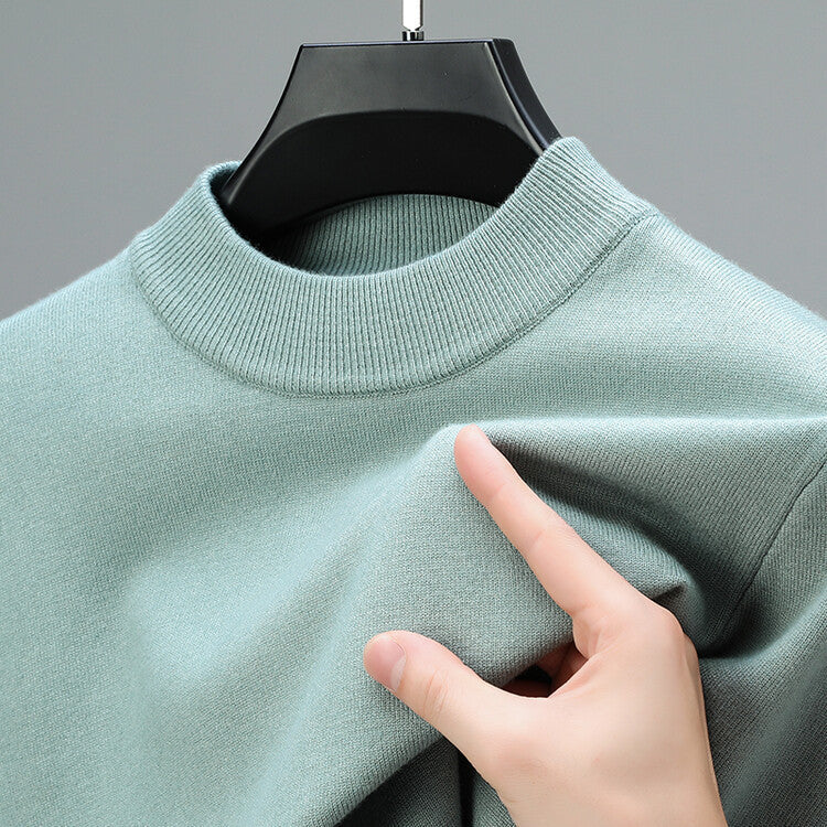 Stylish Men's Sweater | Classic Hem