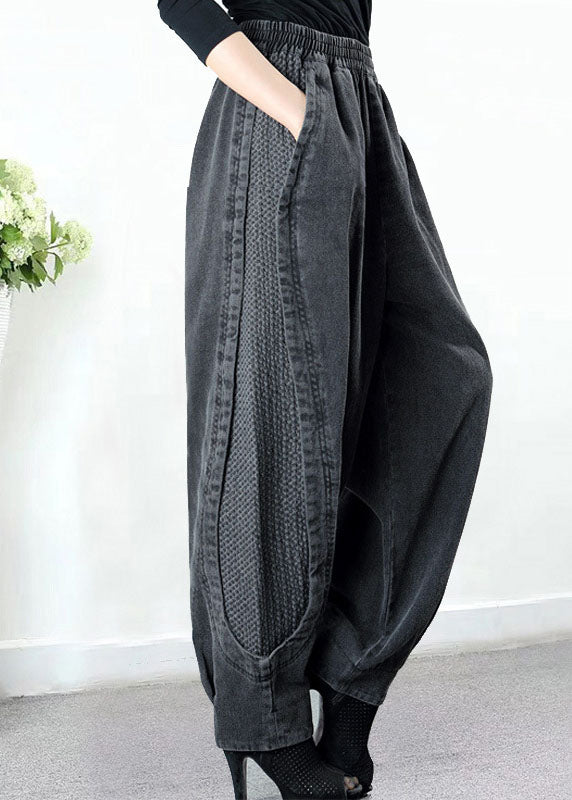 Pantalon Patchwork Harem Pour Femme | Grande Taille