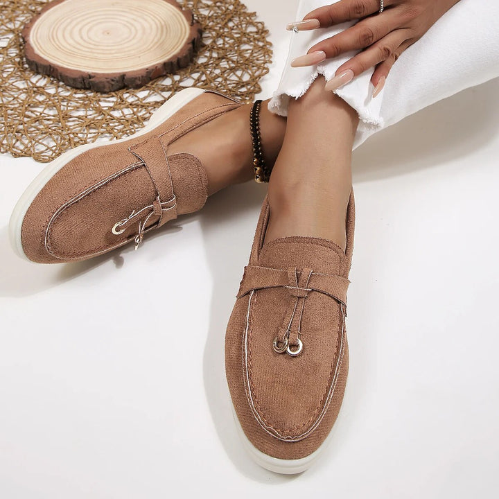 Mocassins en cuir élégants pour femmes | Design élégant
