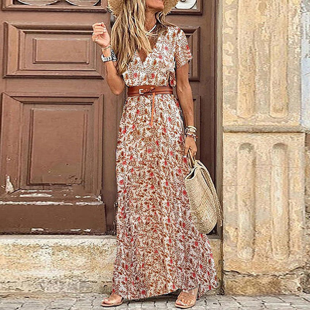 Robe Longue Élégante Style Bohème pour Femme | Maxi
