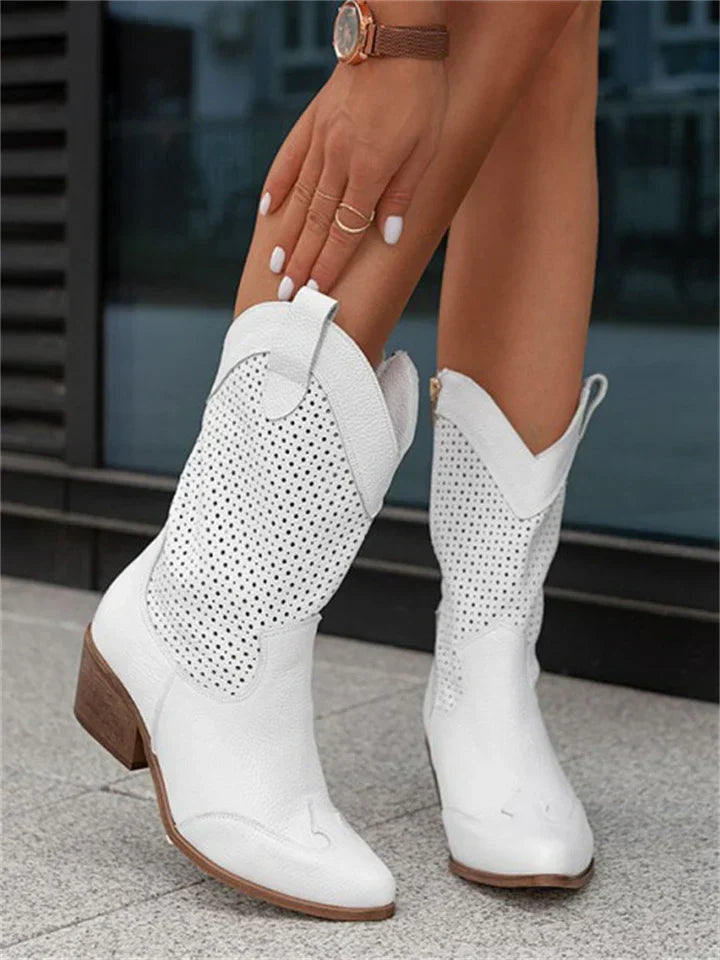 Bottes de cowboy élégantes pour femmes | Cuir
