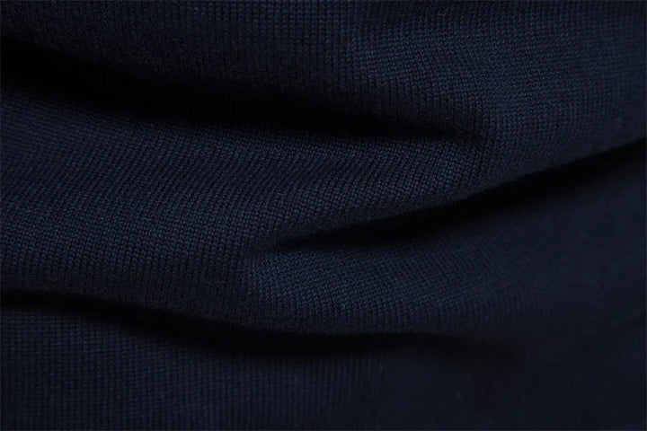 Pull Demi-Zip Rayé Pour Hommes | Coupe Ajustée