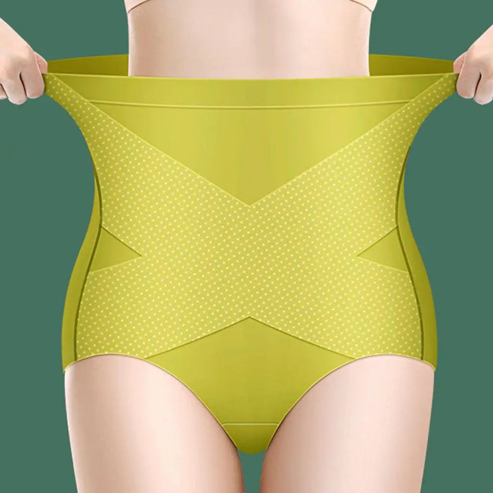 Culottes taille haute en soie glacée, gainantes et sculptantes
