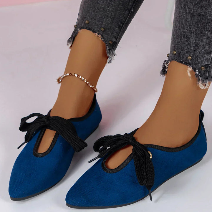 Ballerines élégantes en daim pour femme | Chics et confortables