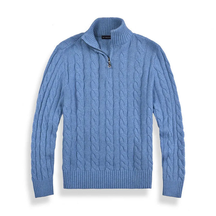 Pull Demi-Zip Raffiné Pour Hommes | Coupe Ajustée