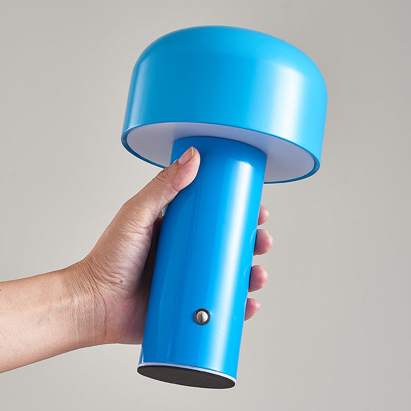 Lampe de table champignon sans fil, design italien