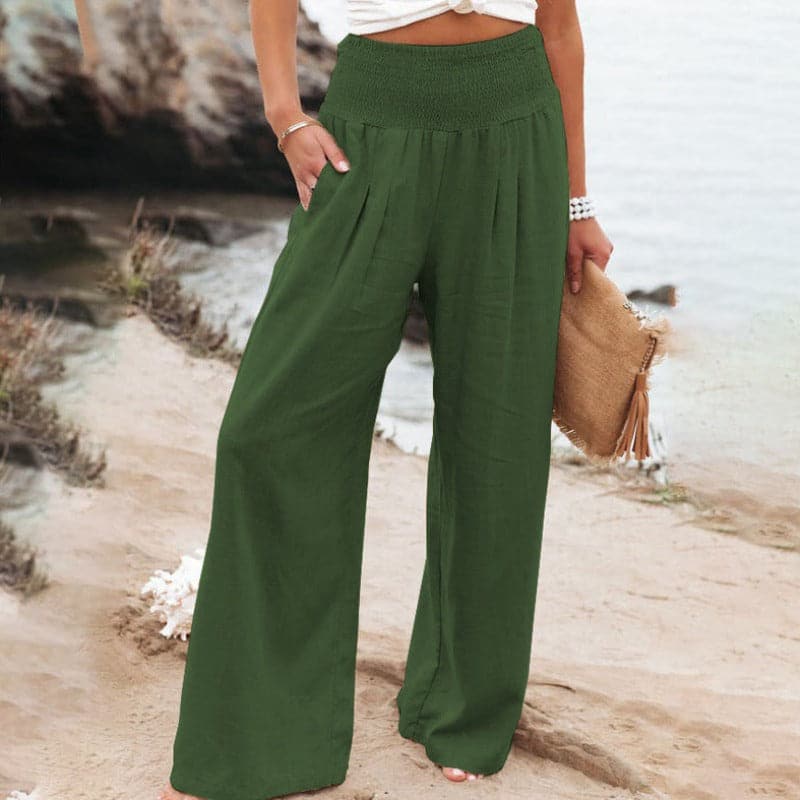Pantalon Femme Large Décontracté | Respirant Élégant
