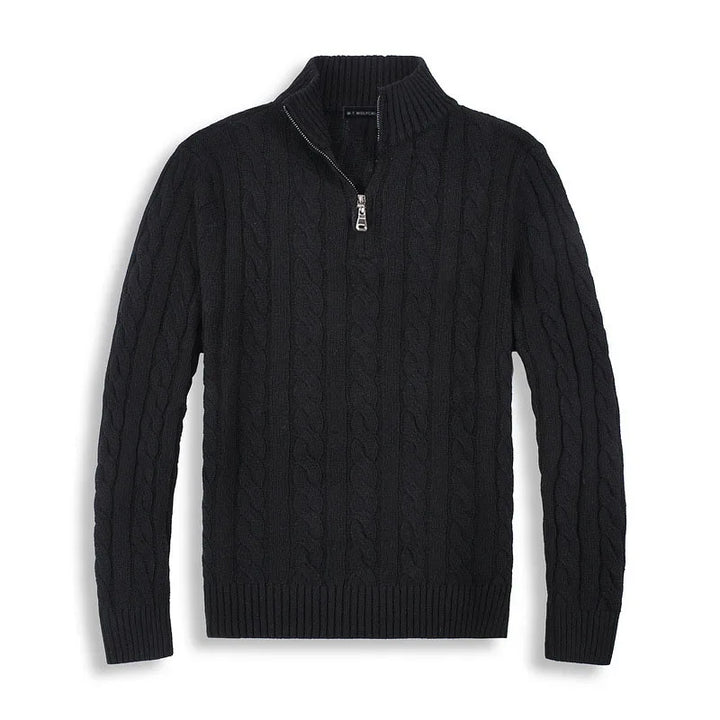 Pull Demi-Zip Raffiné Pour Hommes | Coupe Ajustée
