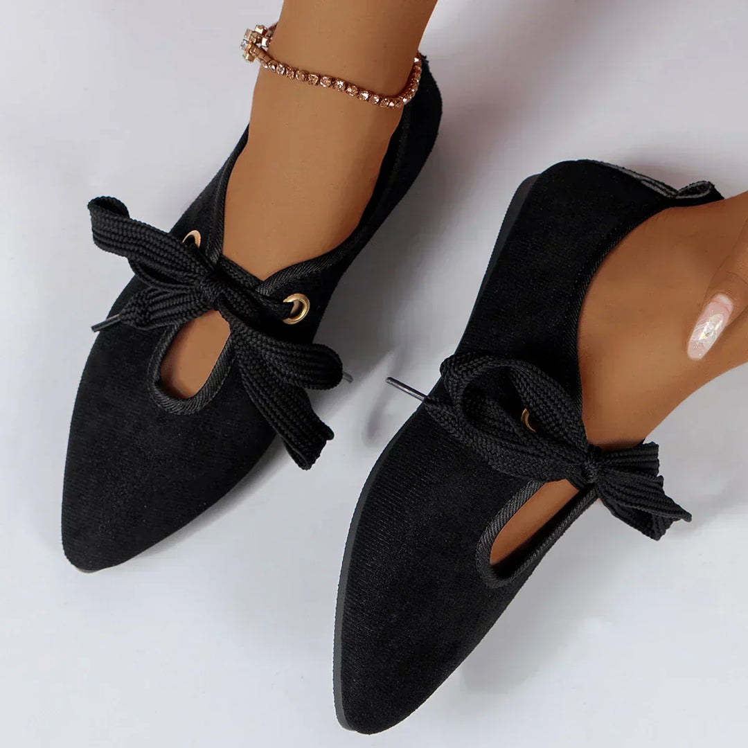Ballerines élégantes en daim pour femme | Chics et confortables