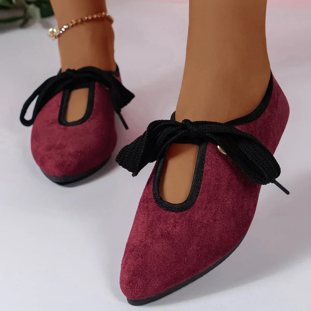 Ballerines élégantes en daim pour femme | Chics et confortables