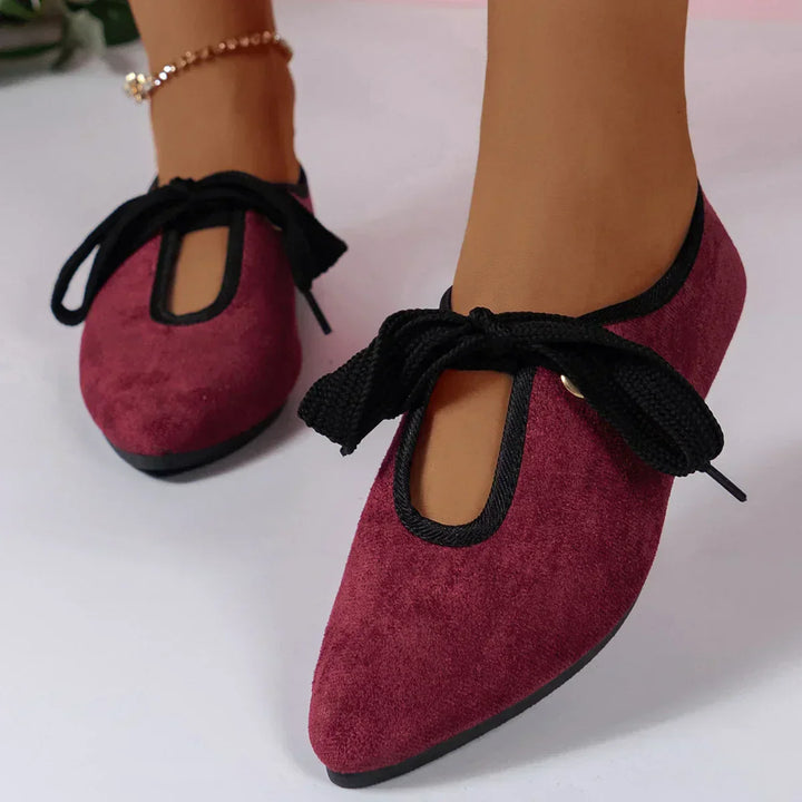 Ballerines élégantes en daim pour femme | Chics et confortables