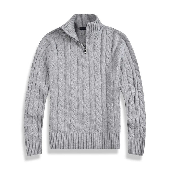 Pull Demi-Zip Raffiné Pour Hommes | Coupe Ajustée