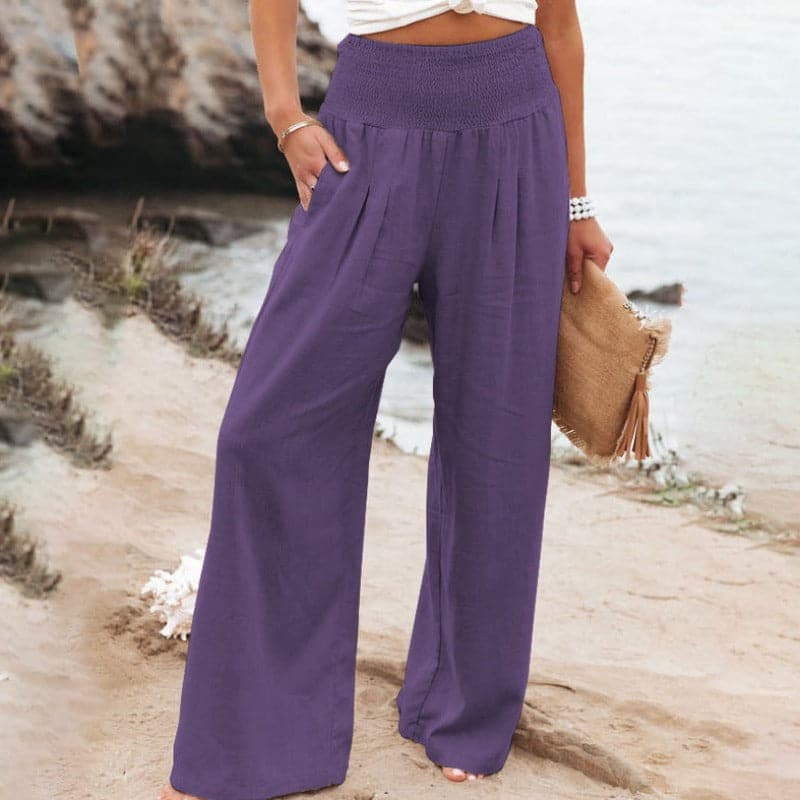 Pantalon Femme Large Décontracté | Respirant Élégant