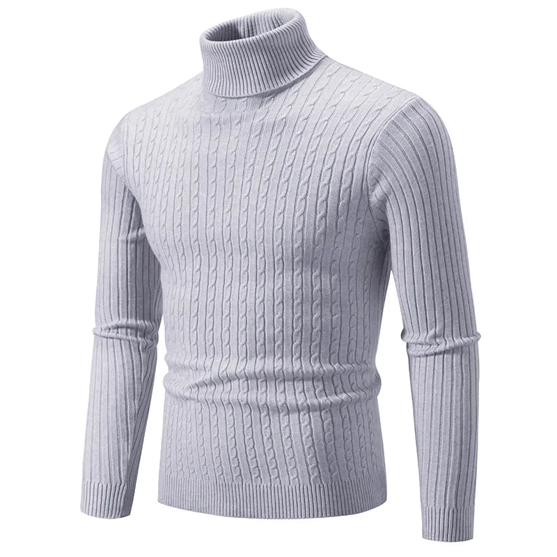 Pull à col roulé élégant et confortable