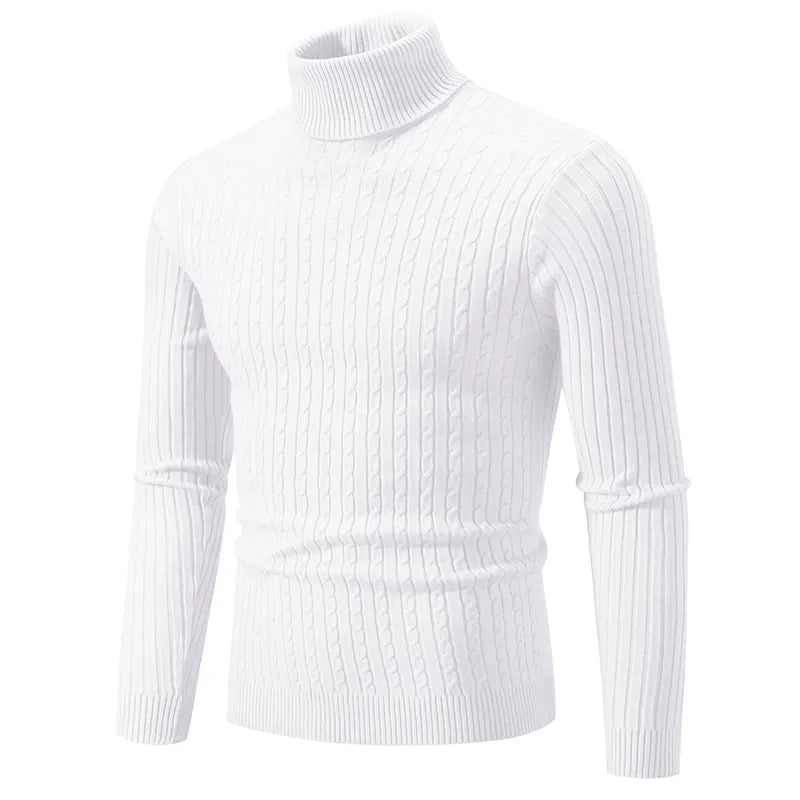Pull à col roulé élégant et confortable