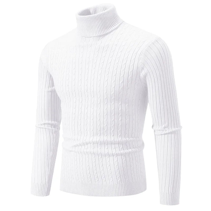 Pull à col roulé élégant et confortable